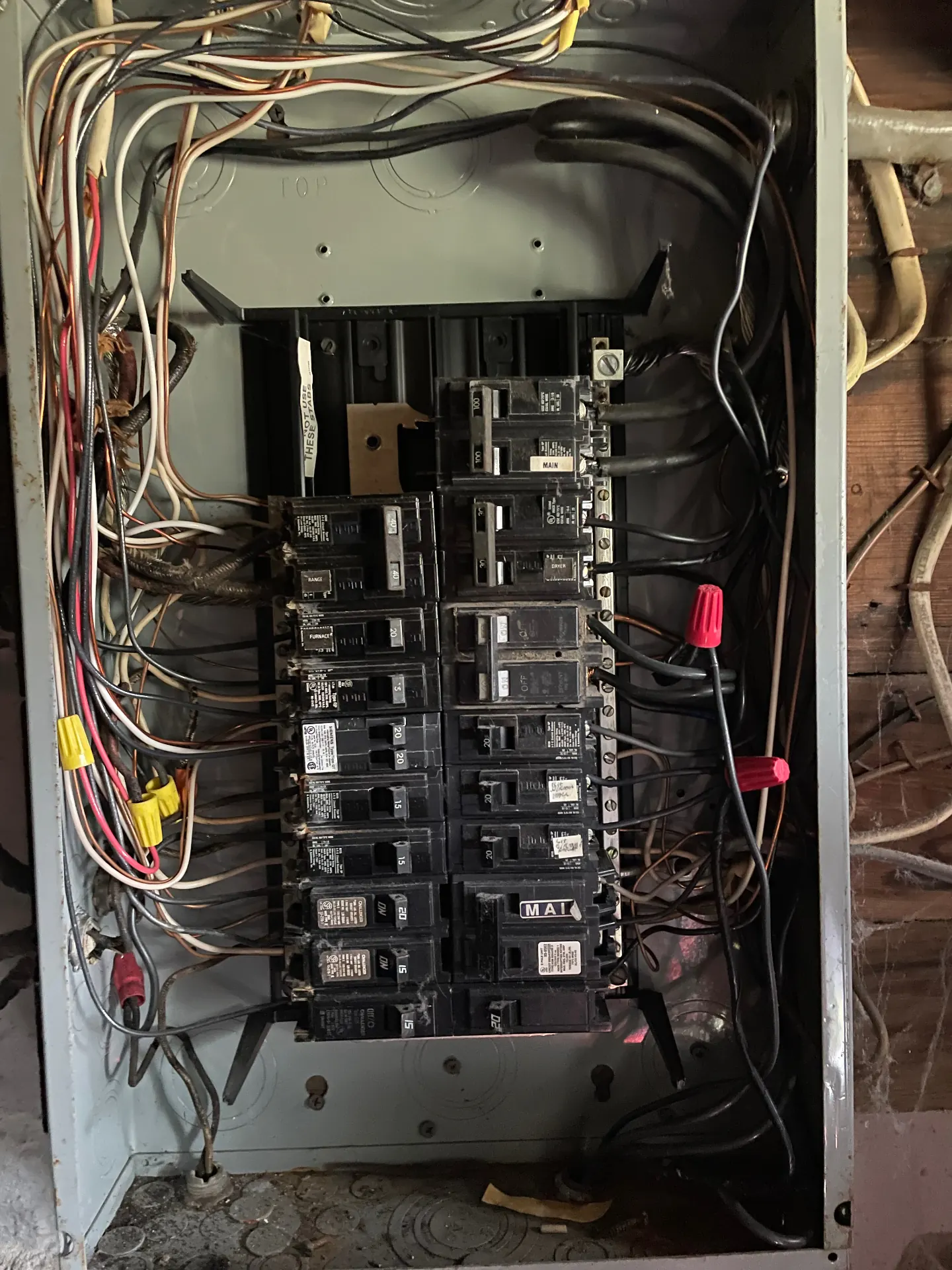 125A → 200A service upgrade, Cincinnati OH - before
